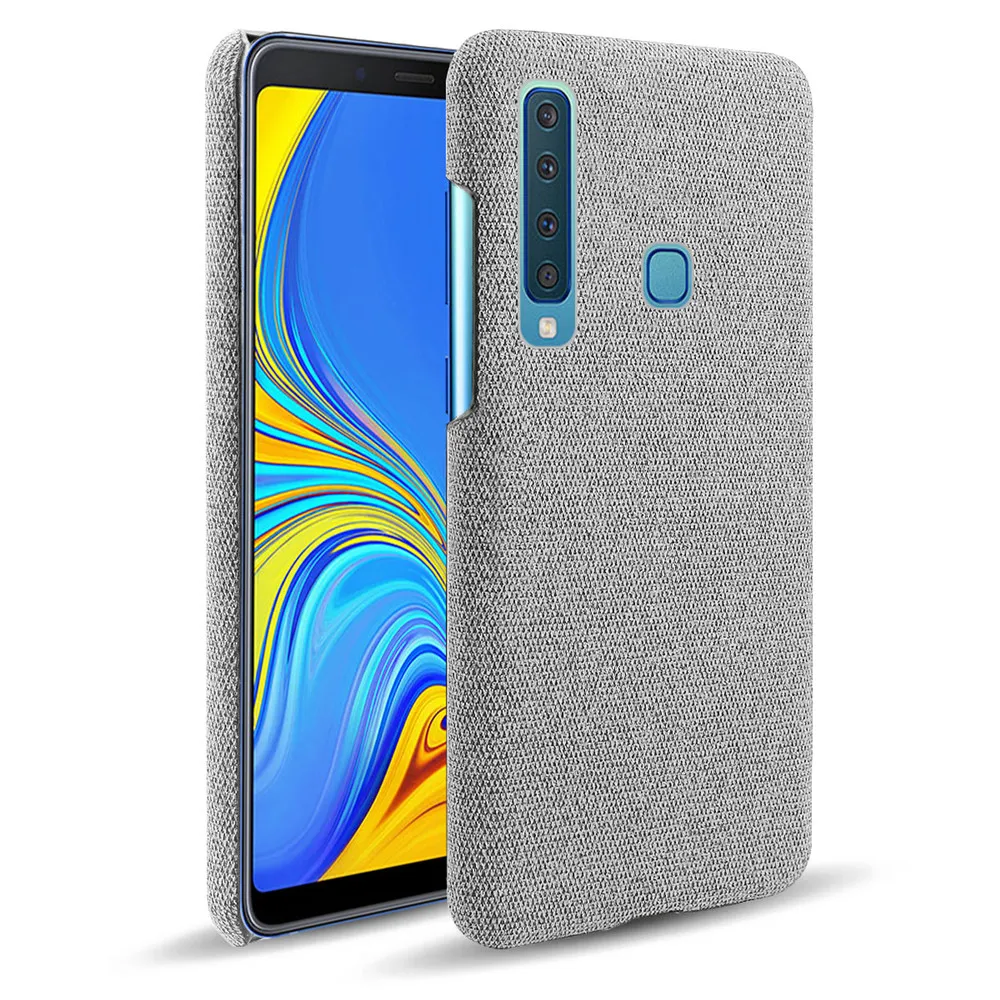 

Cloth Cases For Samsung Galaxy A9 2018 Case Slim Retro Cloth Hard Phone Cover For Samsung Galaxy A9 A 9 2018 A920F A920 SM A920F