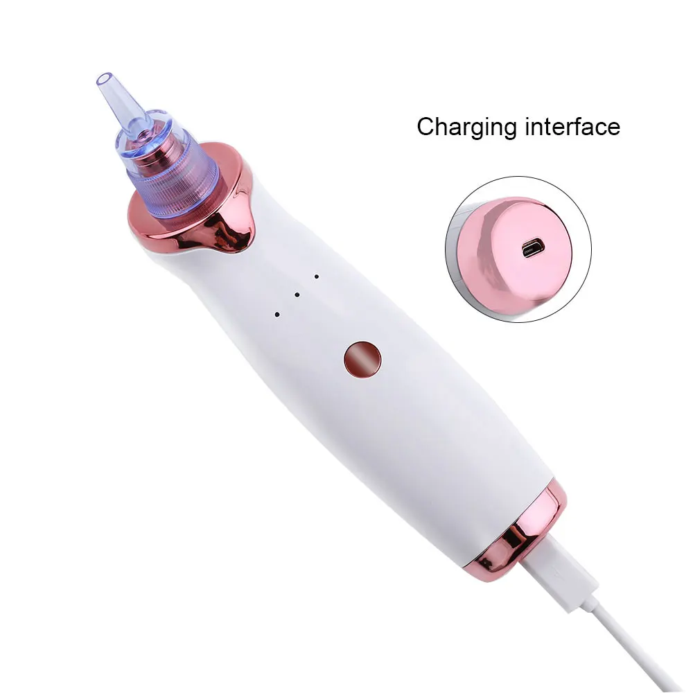 2020 Best Selling 5 In 1 Facial Pore Deep Cleaning Electric Blackhead Remover Vacuum Pore Vacuum Cleaner