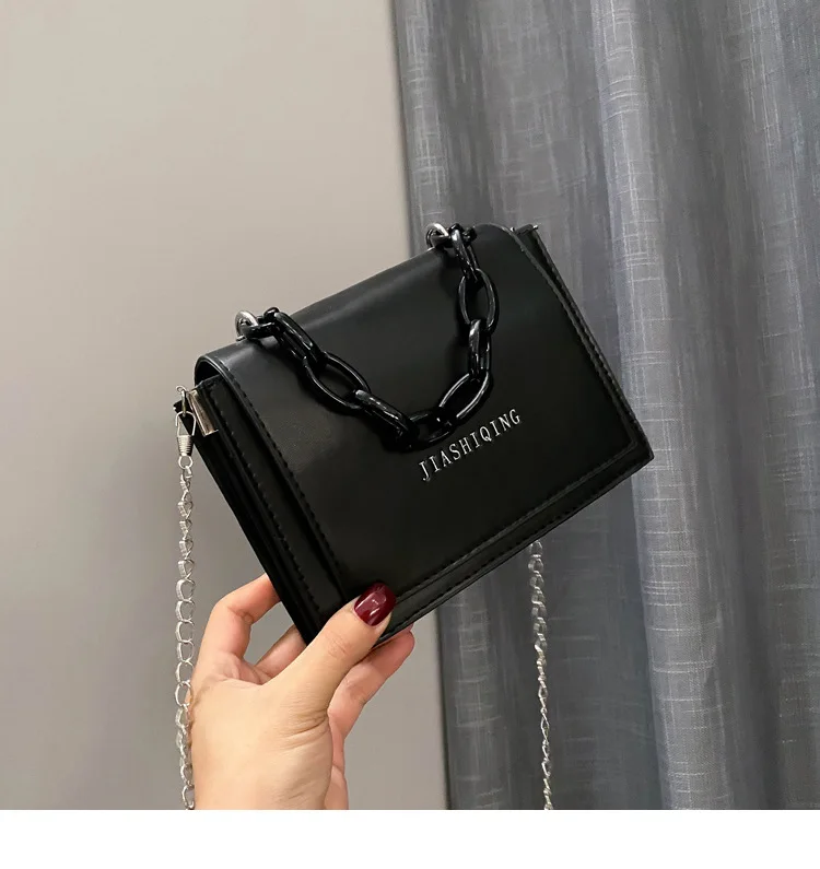 

Korean New Trendy Candy Color Ladies Fashion Handbags Leather Girls Crossbody Shoulder Chain Mini Purses and Handbags for Women