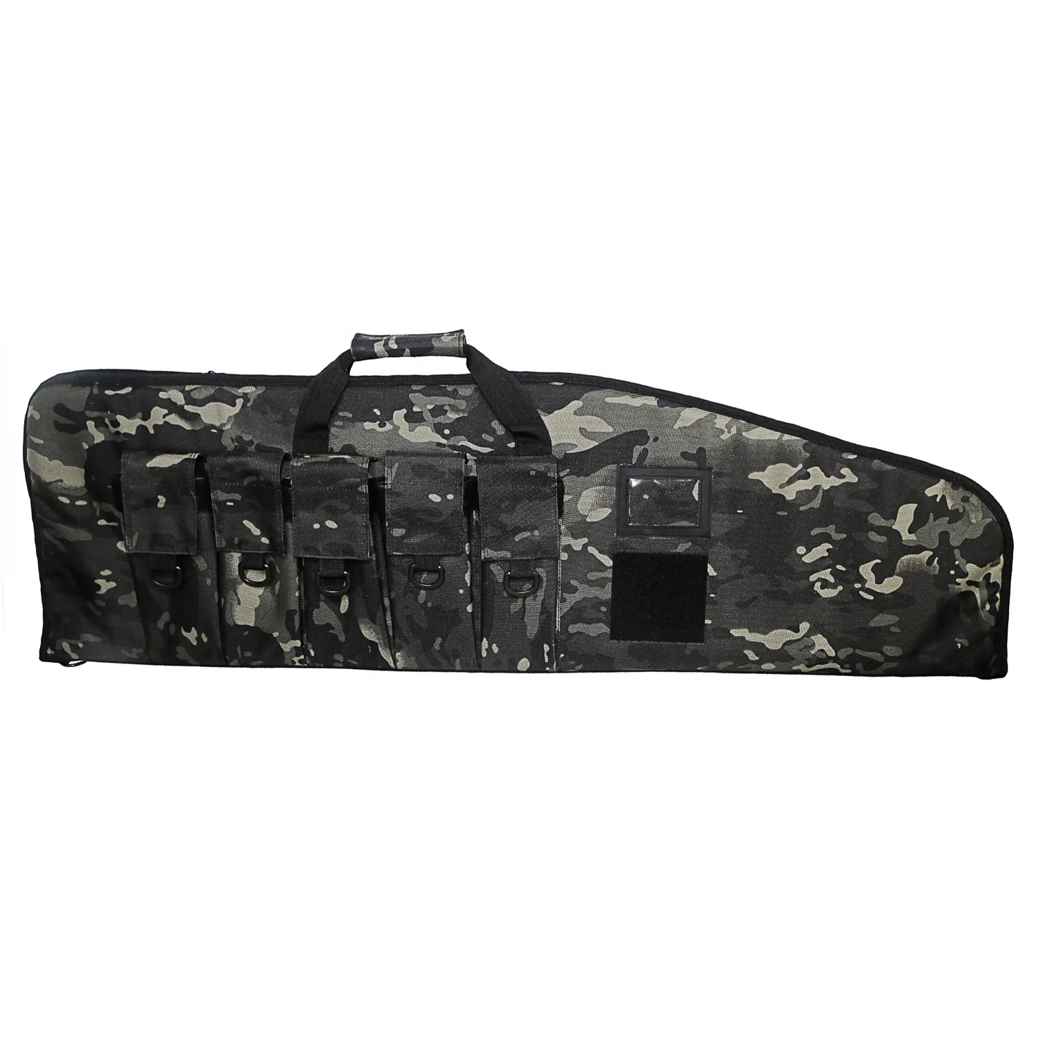 

Tactical military durable rifle gun case bag, Black multicam