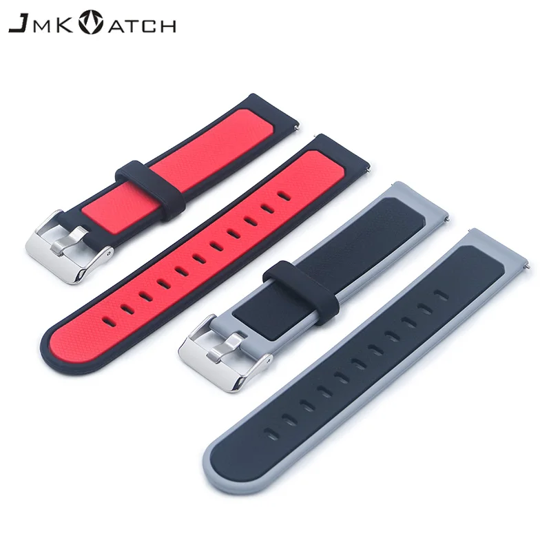 

quick release 20mm slicone watch band Color matching Print Rubber Band Sports Watch Strap For HUAWEI WATCH2 FOR SAMSUNG Gears2
