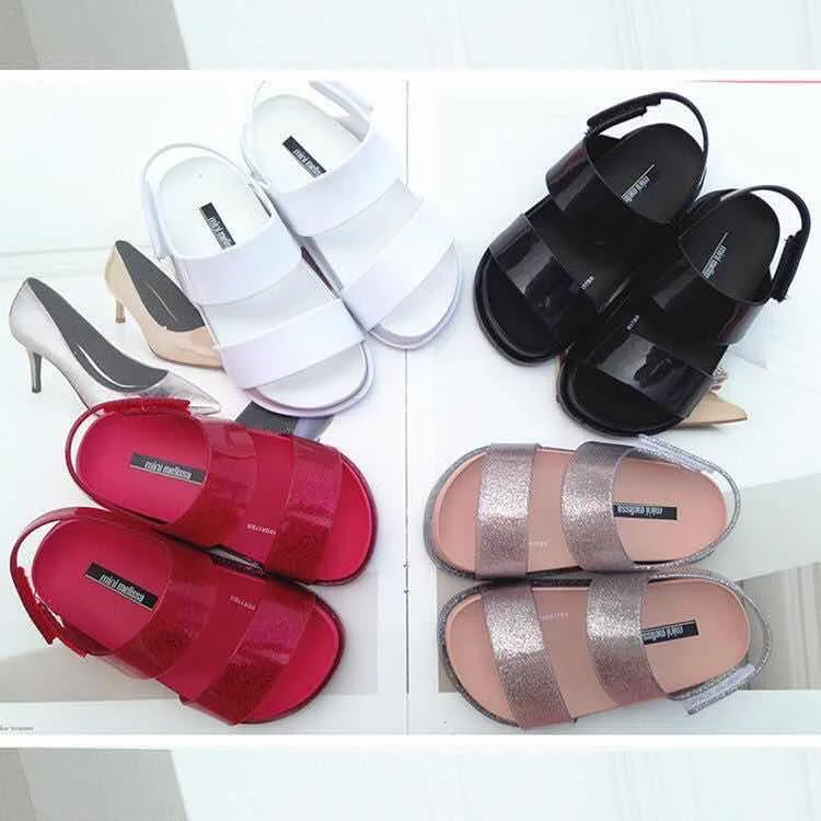 

2020 Hot Style Summer cute Cartoon Kids Slippers Non-slip PVC Plastic Bathroom Children Sandals Slipper, Red / pink