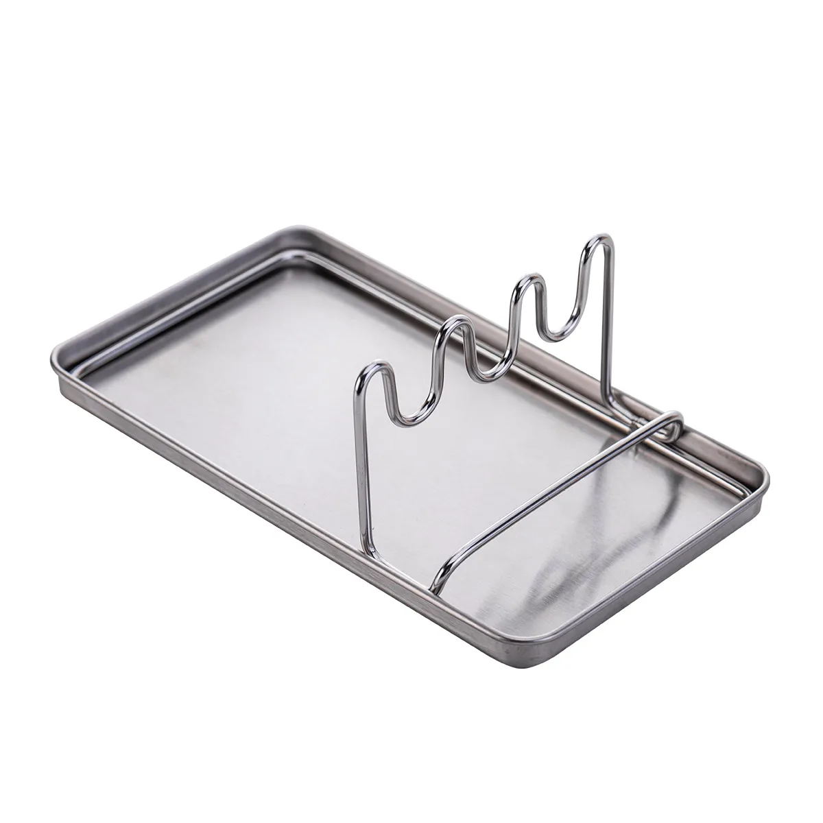 

ORZ kitchen organizer pans lid storage rack metal pan pot lid holder and organizer seamless adjustment pot kithcen rack, Silver