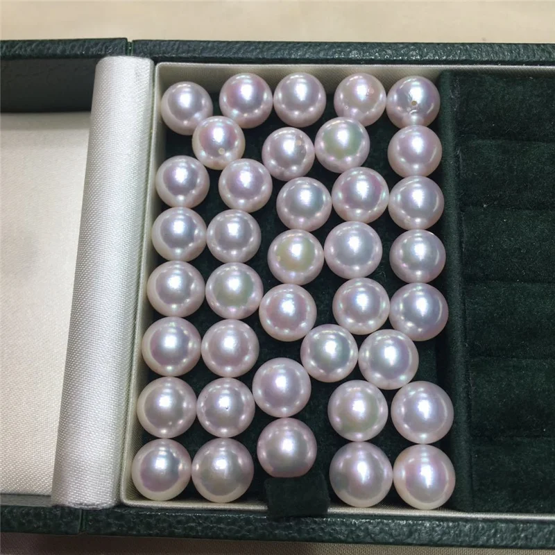 

China 3A Perfect Round shape 5mm -10mm loose pearls excellent Quality Factory prices White color Freshwater Pearl