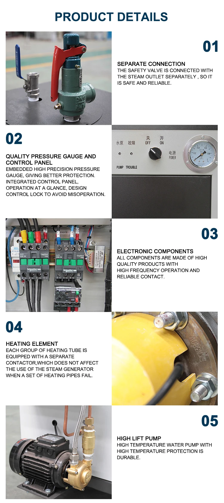 electric steam generator