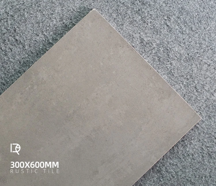 Fashion wear resistant porcelain floor bathroom tiles 600 x 600 gray matt glazed rustic non-slip floor tile