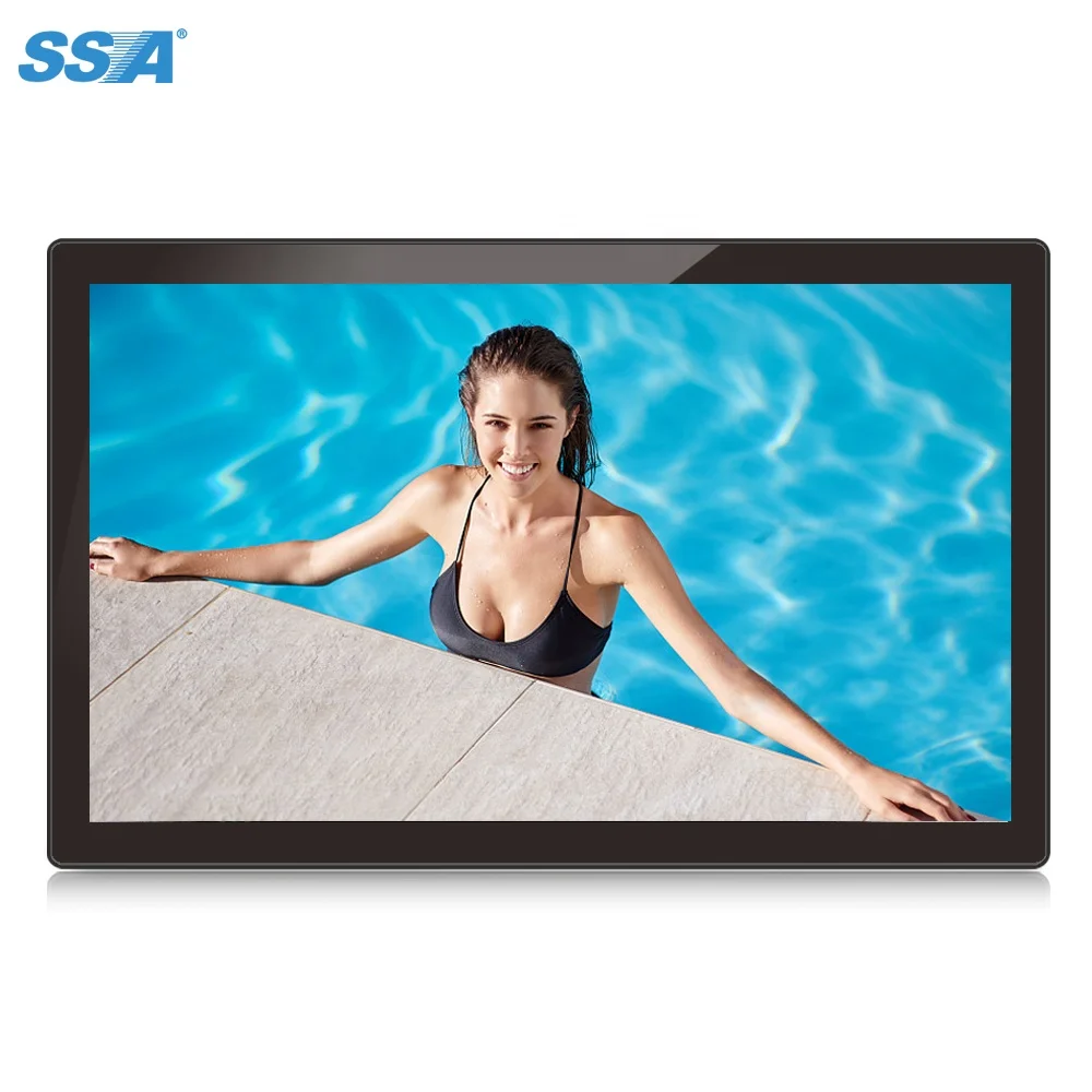 

15.6 inch digital photo frame high resolution large storage lcd displays video player advertisement display machine