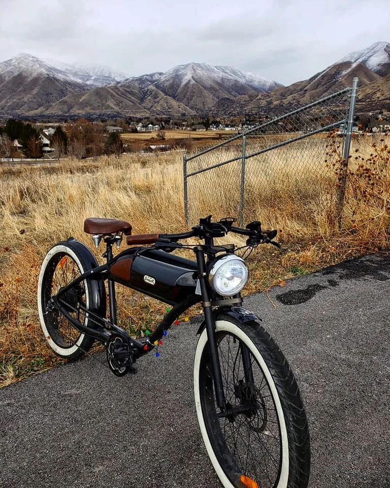 复古电动自行车ce/en15194,设计独特,350w八方电机,可移动36v锂电池