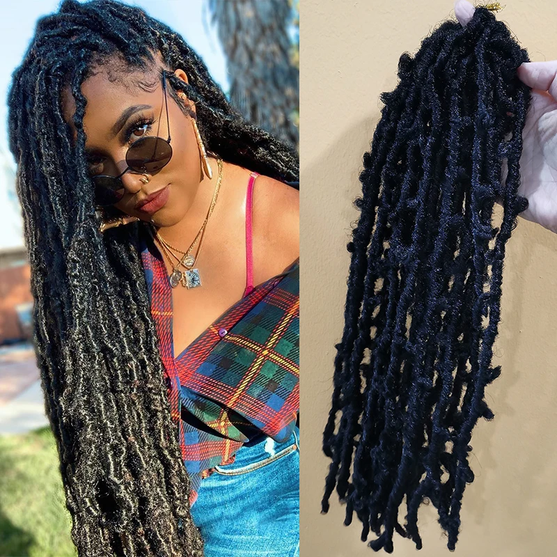 

Butterfly Locs Crochet Hair Butterfly Faux Locs Crochet Braids Hair Black Messy Soft Locs