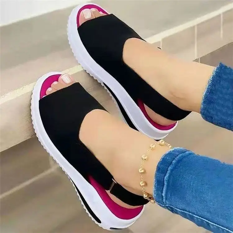 

BUSY GIRL YC08 Women flat sandals 2021 platform sandals summer sandals shoes for ladies