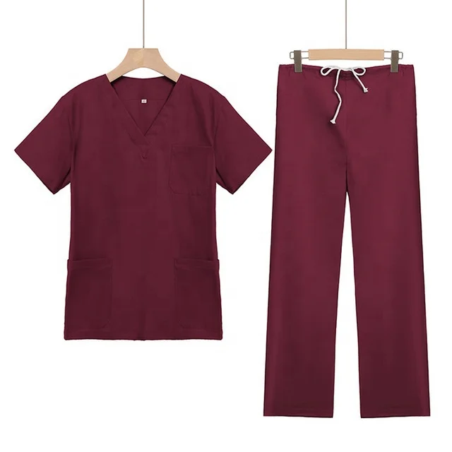 

Hot Sale Manufacturer Unisex Hospital Nurse Uniform For Men Medical Jogger Scrubs Uniforms Stretch Sets, Customized color