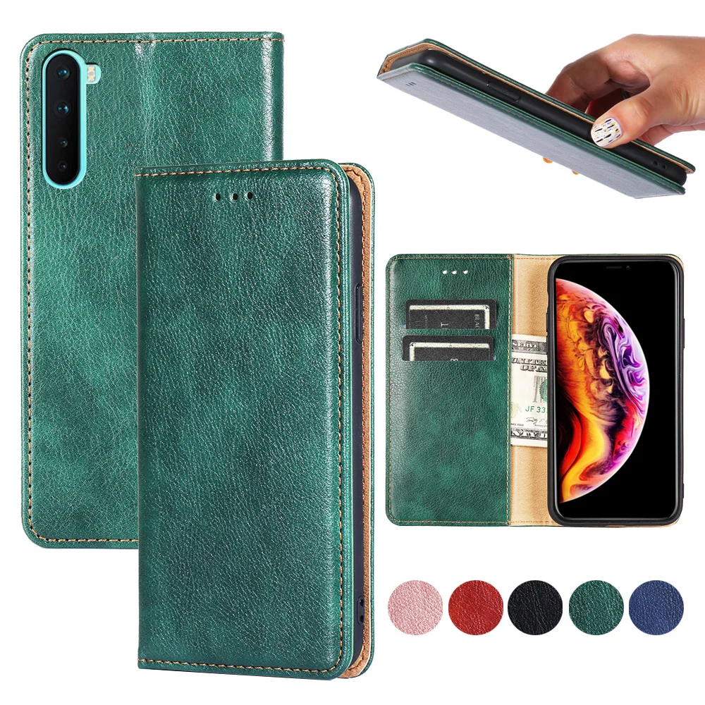 

Luxury Leather Wallet Case for Oneplus Nord N100 N10 9R 8T 8 7 7T 6 6T 5 5T 3 3T Book Cover Card Slots Magnetic Flip Phone Case, 5 colors for your choose