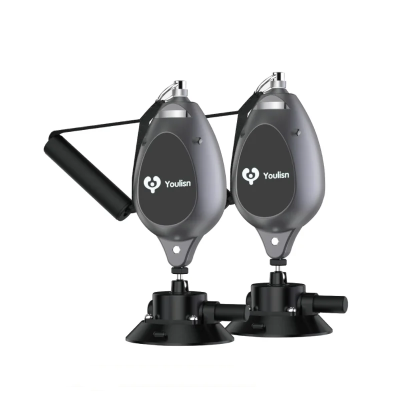 

Tricep Workout Machine Wall-Mounted Cable Pulley System Portable Training Fitness Machine