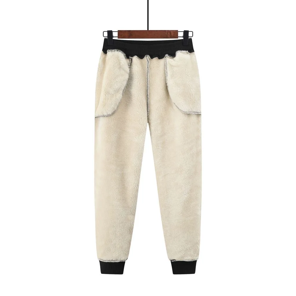 

2021 Children's Wool Pants Casual Jogger Trousers Warm Custom Pants, Customized color