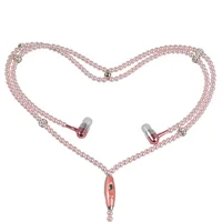 

Fancy In-ear Wired Necklace Pearl Headset Fashional Design Earbud For Smart Phone