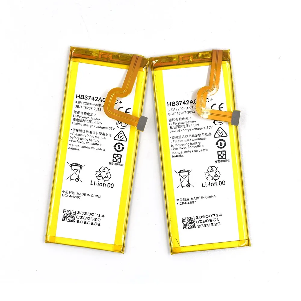 

Wholesale P7 battery 2460mAh HB3543B4EBW replacement mobile batteries for Huawei