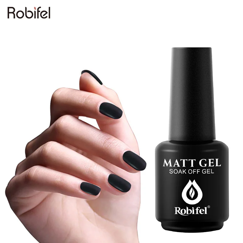 

High Quality Hot Selling Factory Price Wholesale Velvet Matte Top Coat Gel Nail Polish Matte Gel Nail Top Coat, 4 colors