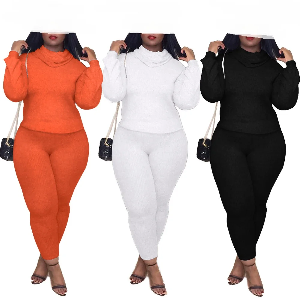 

Women 2 Piece Set Turtleneck Bandage High Stretch Crop Top and Pencil Pants Active Wear Matching Set elastic fitness New suit