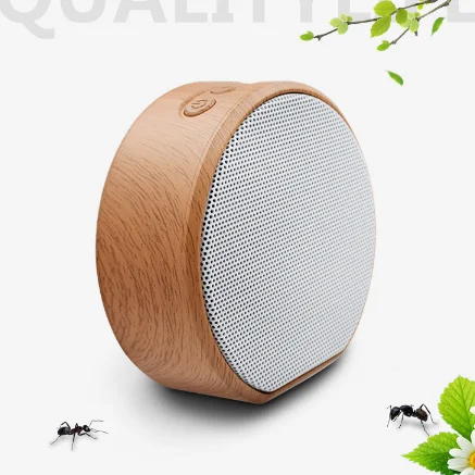 Newest Retro Wooden Bluetooth Speaker Mini Bluetooth Wireless Speakers Gift customized Computer Card Speaker - ANKUX.COM