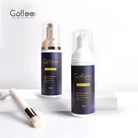 

Gollee Vegan Sensitive Bath Bubble Water Bottle Set Wholesale Wash Logo Free Shampoo Cleaner Custom Cleanser Cleansing Lash Foam