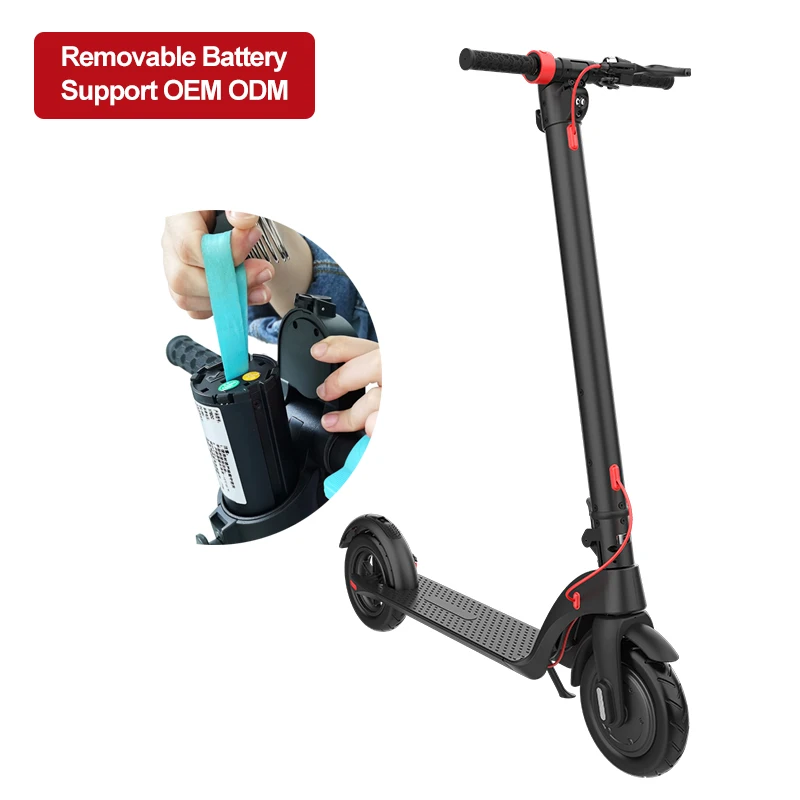 

X7 8.5 Tire Removable Battery Motor 350W Foldable Electric Scooters Self Balancing Electric Motorcycle Scooter