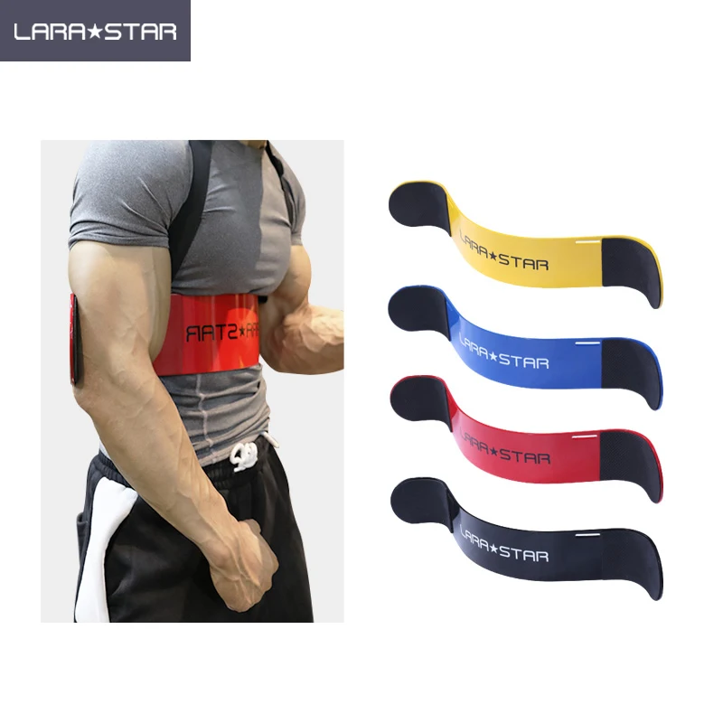 

Custom Weightlifting Curl Workout Arm Blaster For Biceps Gym Band, Black/blue/red/yellow/pink/white/grey