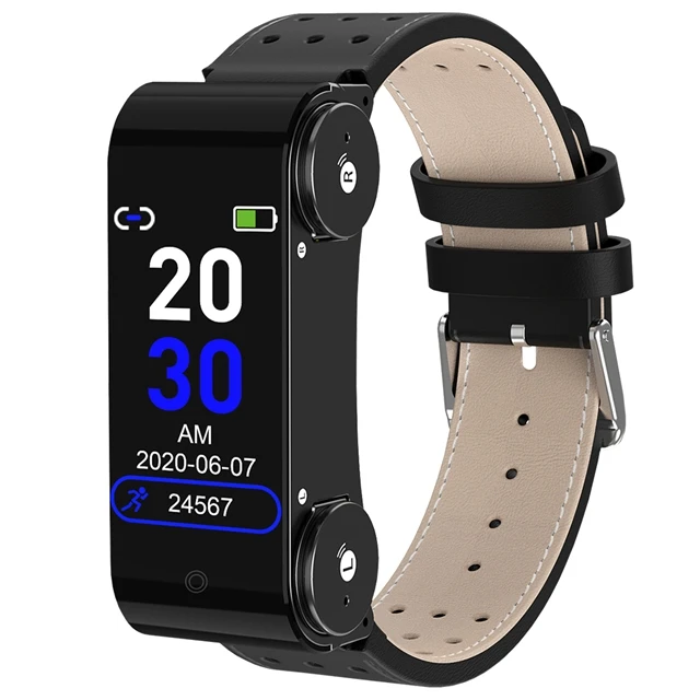 

2 in 1 Sport Wacth Smart Watch Bluetooth Earbud Wireless Earphone Headphone Bracelet