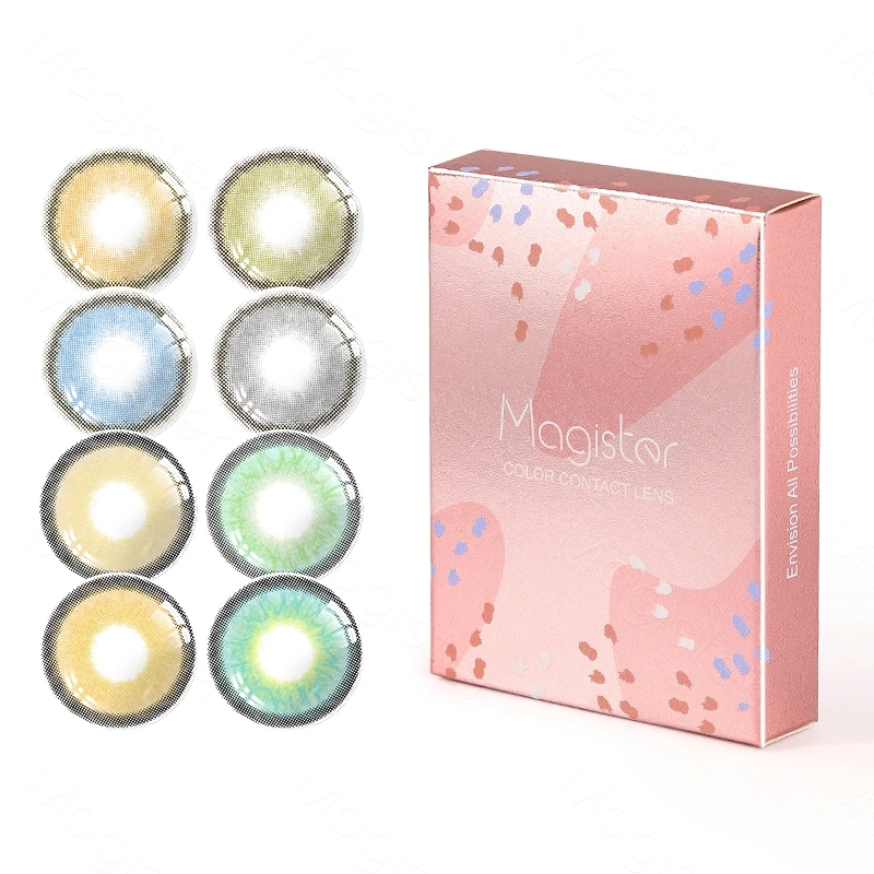 

2021 Wholesale cheap colored contacts lenses Magister soft circle contact lenses yearly lenses