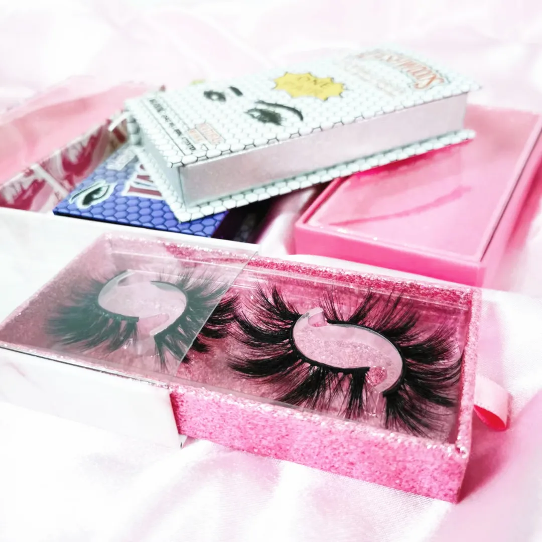 

Private Label Custom Eyelash Packaging 3D Mink Lashes Eyelashes Vendor