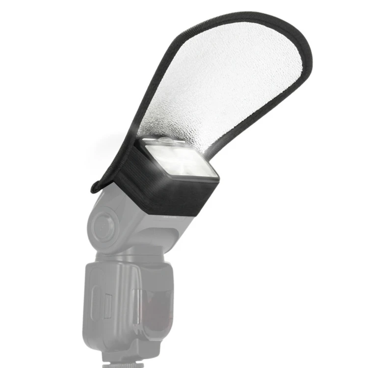 

Hot Sales Photography Product 2 in 1 (Silver / White) Fan-shaped Folding Reflector Board