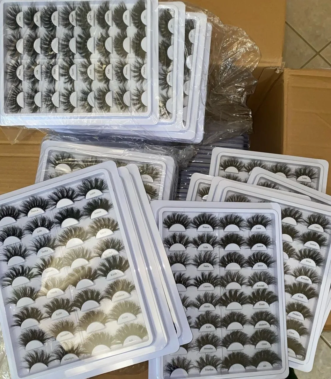 

wholesale vendor for lash book mink eyelash book, Mix