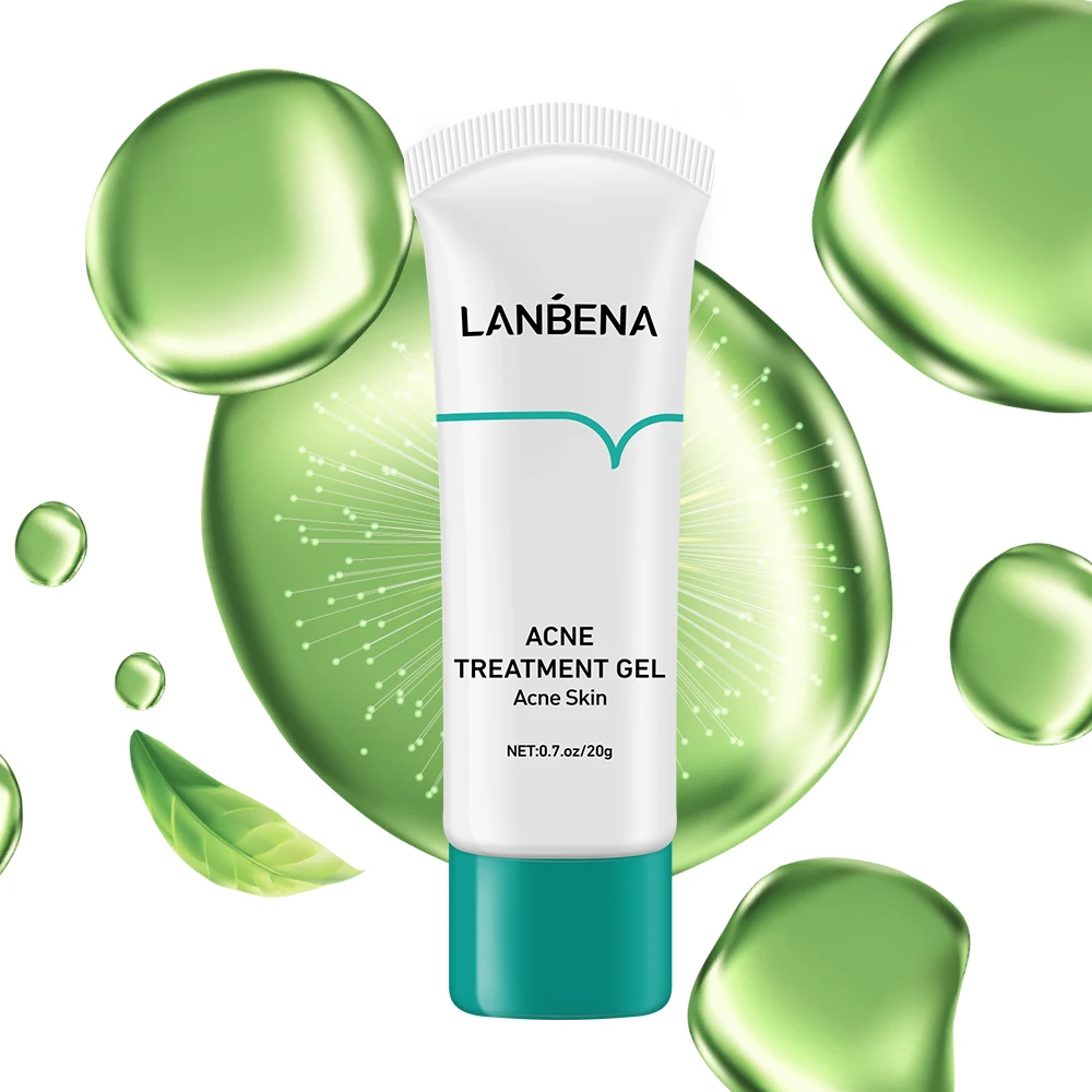 

LANBENA Herbal Facial Gel the main function is acne treatment whitening and anti-acne skin care hot sale