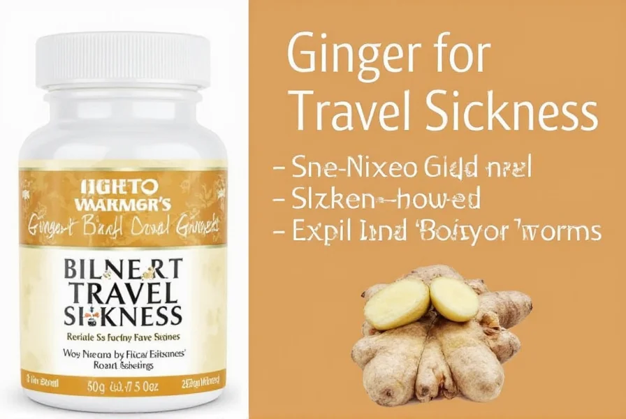 ginger for travel sickness