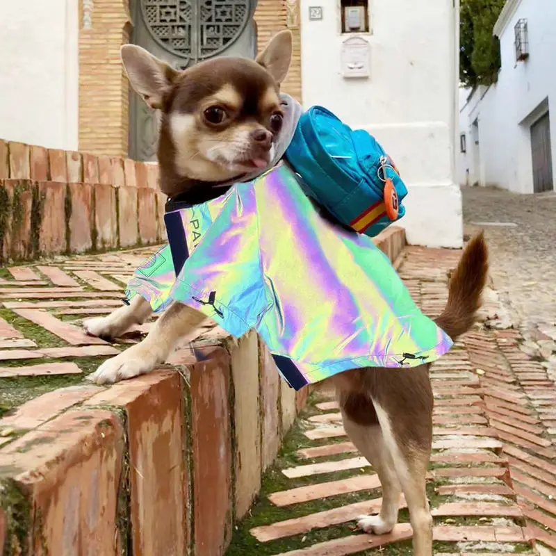 Pupreme Dog Jumper Reflective Dog Windbreaker 5XL Large Dog Raincoat