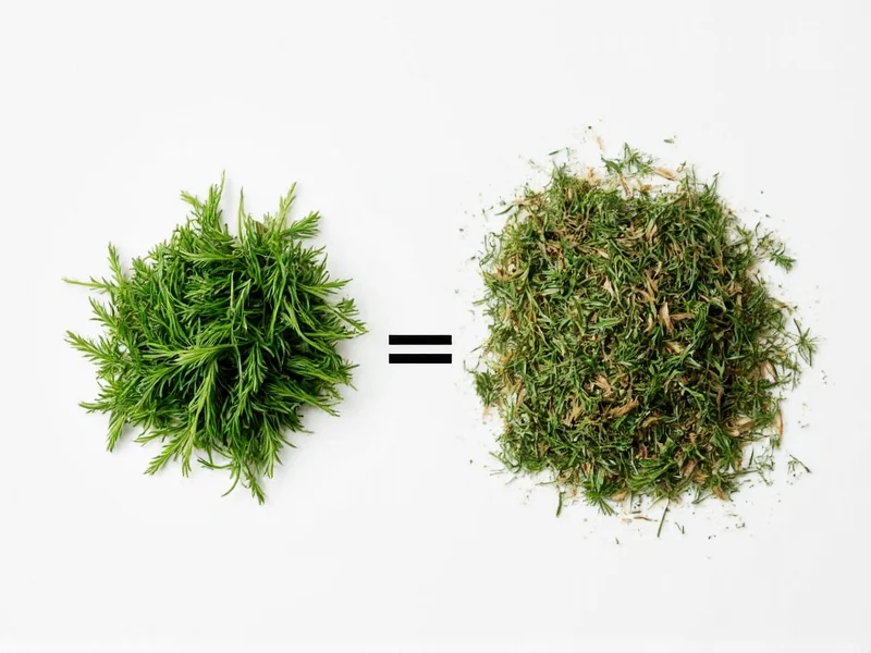 2 Tablespoons Fresh Dill Equals How Much Dried: Quick Conversion