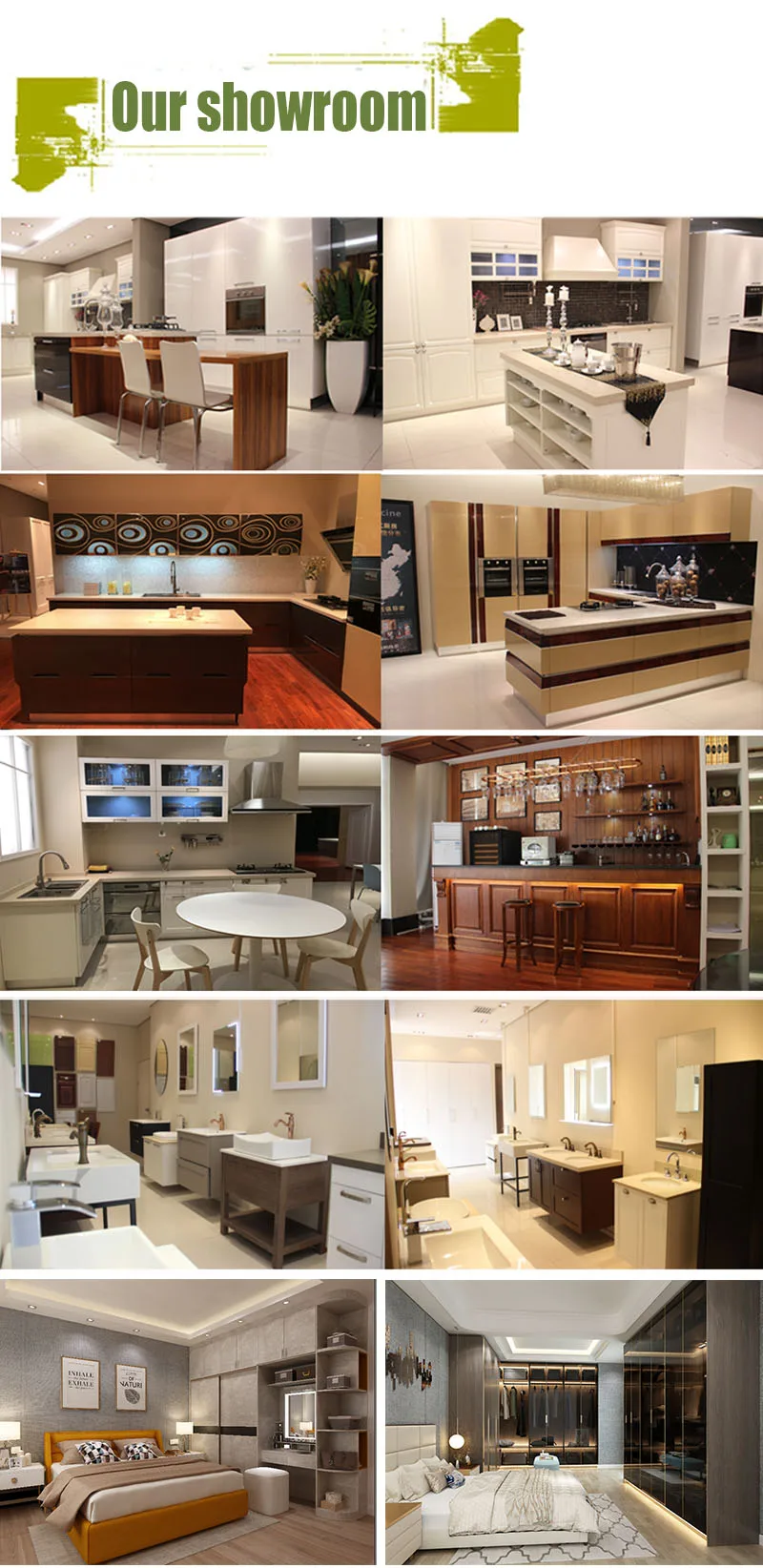 Project use whole sale small kitchen cabinet set