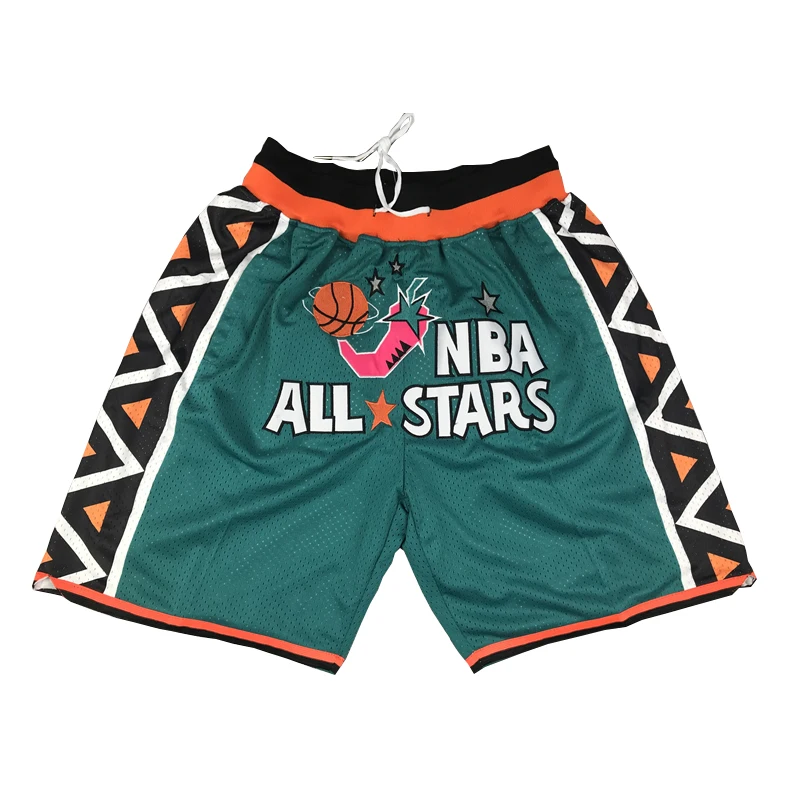 

heat basketball shorts Embroidered double layer mesh running shorts all stars custom logo just don