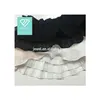Black Pleated ruffle 8cm Wide Multi Layer Chiffon Lace//Elastic 3D Lace For Scarf Or Hijab