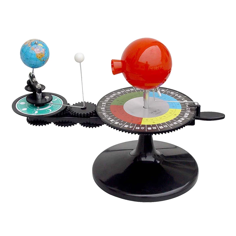 
Hand movement earth-sun-moon/planetarium model(physics instrument): 