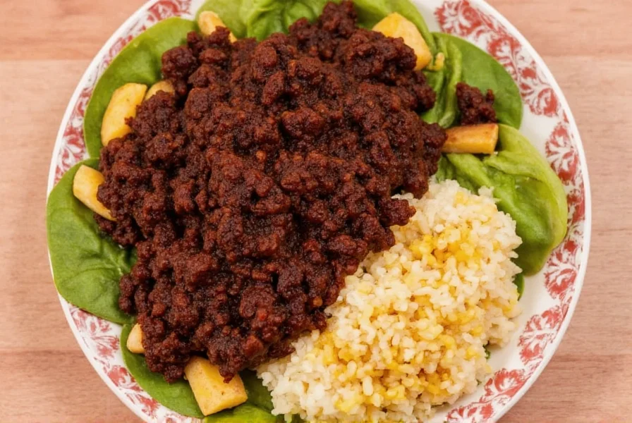 Mole and avocado