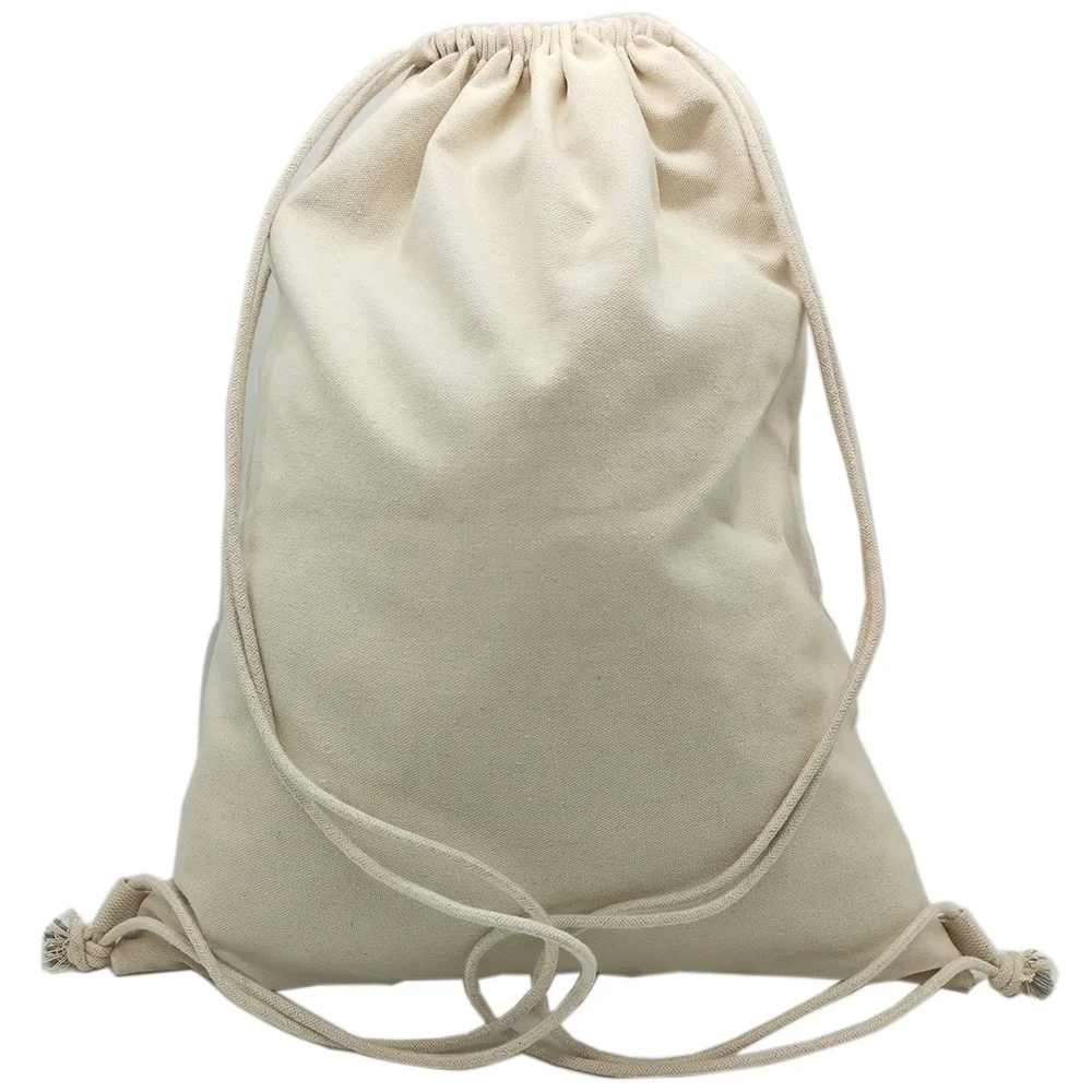 促销礼品袋麻袋包装制造批发定制徽标串袋束带袋抽绳背包