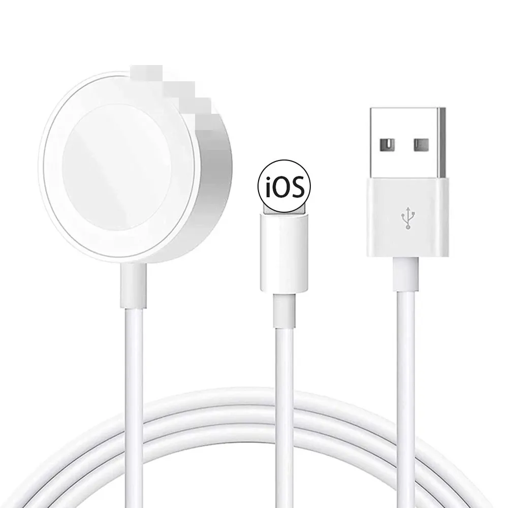 

2 in 1 Wireless Charger Magnetic Charging Cable For iPhone Usb Magnetic Charge Cable 1m For Apple Watch 38/42mm Charger