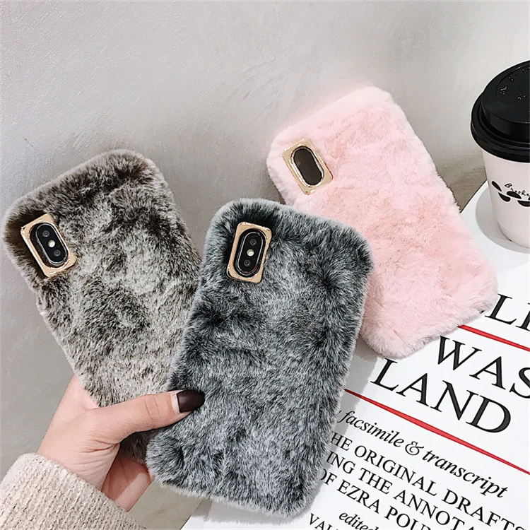 

Luxury Warm Fur Case Plush 3D Luxury Designer Brand Phone Case For Iphone 12 Fancy Cases For i phone 11 pro max
