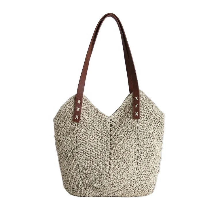 

Summer large beach tote bags women simply soft eco-friendly shoulder handbag, Customizable