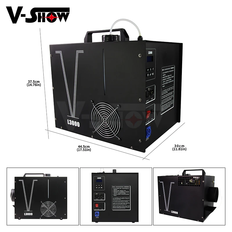 Heavy Fog 3000w Low Lying Smoke Fog Machine Water Based Fogger Machine