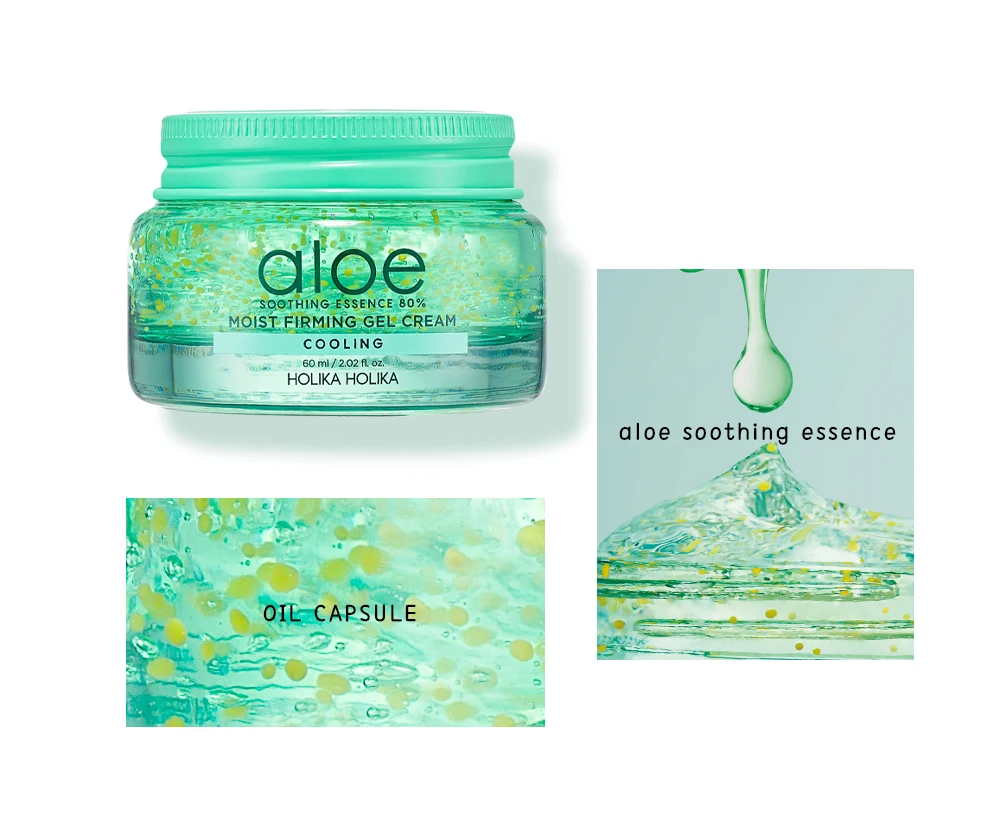 

Korean Brand Skin Care Beauty Products Aloe Vera Soothing Essence 80% Moist Firming Gel Cream for Gift Set
