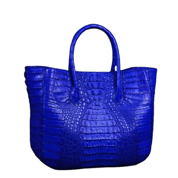 

Luxury large crocodile ladies tote bags exotic handbag women fashion brand purse factory Guangzhou designer handbags purse