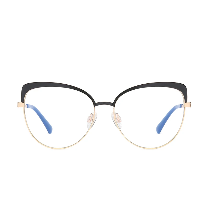 

Gamma Ray Blue Light Blocking Glasses Amber Tint Anti Glare UV Eyestrain Metal Frame