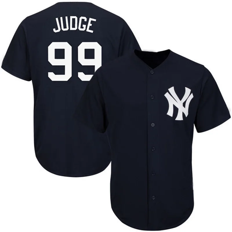 

99 Aaron Judge 24 Gary Sanchez 3 Babe Ruth Baseball Uniform Shirts Custom Sublimation Baseball Jerseys