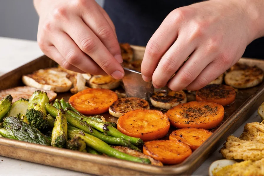 Person seasoning grilled vegetables with homemade spice blend